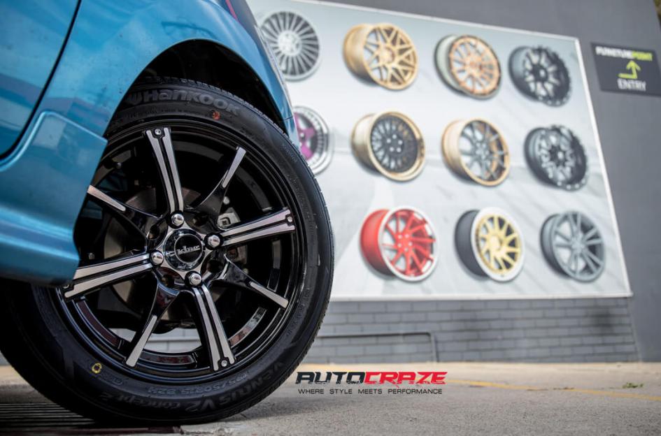 MITSUBISHI MIRAGE FLEXX BLACK MACHINED FACE